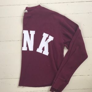 Maroon pullover sweater